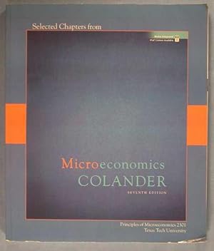 Selected Chapters from Microeonomics (7th edition): Principles of Miroceconmics 2301 - Texas Tech...