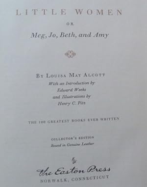 Seller image for Little Women or Meg, Jo, Beth, and Amy (Collector's edition) for sale by Alpha 2 Omega Books BA