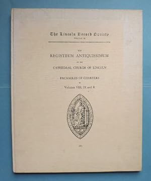 Image du vendeur pour The Registrum Antiquissimum of the Cathedral Church of Lincoln Facsimiles of Charters in Volumes VIII, IX and X mis en vente par ACCESSbooks