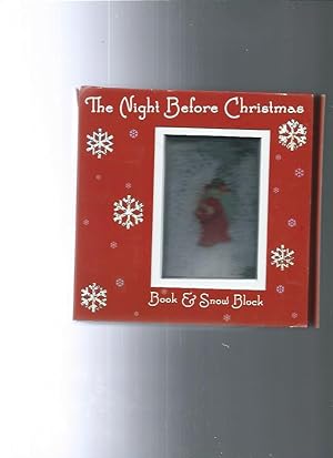 Seller image for THE NIGHT BEFORE CHRISTMAS book & snow block for sale by ODDS & ENDS BOOKS
