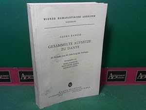 Gesammelte Aufsätze zu Dante - Als Festgabe zum 65. Geburtstag des Verfassers. (= Wiener romanist...
