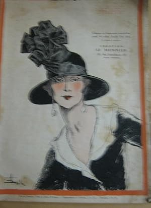 L'ART ET LA MODE - 1923 - NUM. 04 del 27 janvier (Crèation LE MONNIER - PARIS - ), Paris, Imprime...