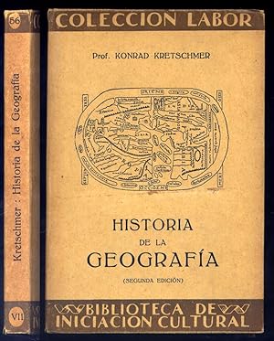 Bild des Verkufers fr Historia de la Geografa. Traduccin del alemn por L. Martn Echevarra. zum Verkauf von Hesperia Libros