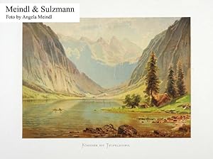 Orig. Chromolithographie aus C. P. C. Köhler und Max Haushofer: Die Salzburger Alpen.