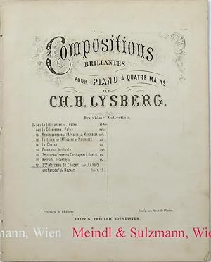 Compositions brillantes pour Piano à quatre mains. Deuxième Collection. Op. 121: 3me Morceau de C...