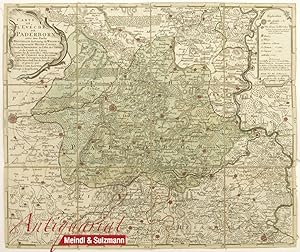 Seller image for Carte le l Evech de Paderborn avec une Partie de Westphalie . dresse par Mr. Charlet de la Roziere.". for sale by Antiquariat MEINDL & SULZMANN OG