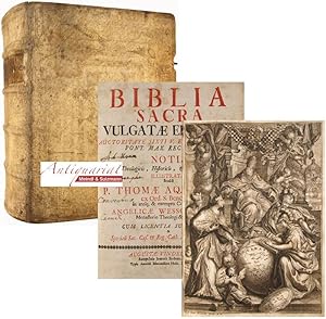 Biblia sacra vulgatae editionis . Bibel, Oder Heilige Schrift Deß Alten und Neuen Testaments / Na...