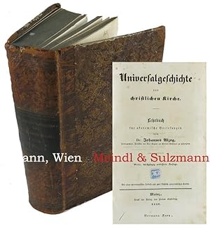 Bild des Verkufers fr Universalgeschichte der christlichen Kirche. Lehrbuch fr akademische Vorlesungen. 4. durchgngig verbesserte Auflage. zum Verkauf von Antiquariat MEINDL & SULZMANN OG