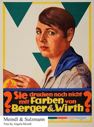 1 farbiger Reklameprospekt: Sie drucken noch nicht mit Farben von Berger & Wirt?