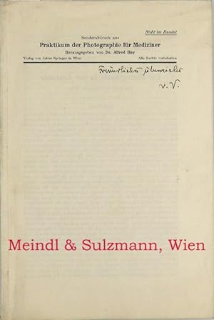 Imagen del vendedor de Die Photographie in der Anatomie. a la venta por Antiquariat MEINDL & SULZMANN OG
