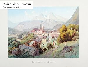 Orig. Chromolithographie aus C. P. C. Köhler und Max Haushofer: Die Salzburger Alpen.