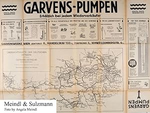 1 Reklameprospekt: Garvens-Pumpen. Erhältlich bei jedem Wiederverkäufer. Garvenswerke Wien Zentra...