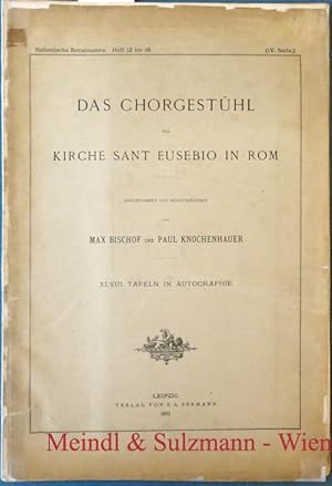 Das Chorgestühl der Kirche Sant Eusebio in Rom.