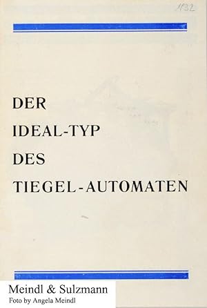 1 Reklameprospekt: "Zeus-Automat". Der Idealtyp der Tiegeldruckpresse. Emil Kahle / Leipzig 0 29....