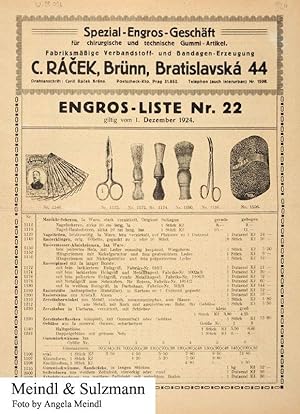 1 Verkaufsprospekt: Engros-Liste Nr. 22, Special-Engros-Geschäft für chirurgische und technische ...