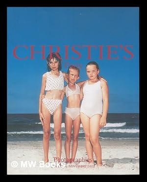 Bild des Verkufers fr Christie's Paris : Photographies. Samedi 16 Novembre 2002. [Christie's auction catalogue] zum Verkauf von MW Books