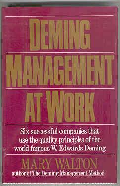 Imagen del vendedor de Deming Management at Work a la venta por Books on the Square