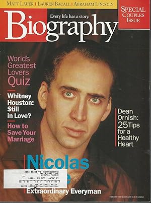 Seller image for Biography Magazine; February, 1999 for sale by Dorley House Books, Inc.