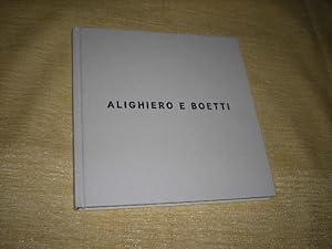 Imagen del vendedor de Alighiero e Boetti a la venta por Reiner Books