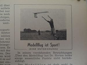 (Hrsg.). Monatsschrift für den internationalen Segelflugsport. 3. Jahrg.: 1950. Göttingen, Thermi...