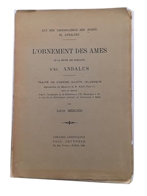 L'Ornement des Ames et la Devise des Habitants d'el Andalus, Traite de Guerre Sainte Islamique