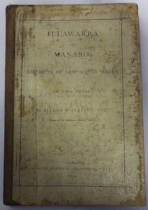 Seller image for Illawarra and Manaro [i.e. Monaro] : districts of New South Wales for sale by Dial-A-Book