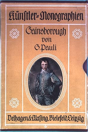 Bild des Verkufers fr Gainsborough. Knstler-Monographien, Band 71. zum Verkauf von Antiquariat Bookfarm