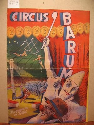 Circus Barum. Programm im Bild.