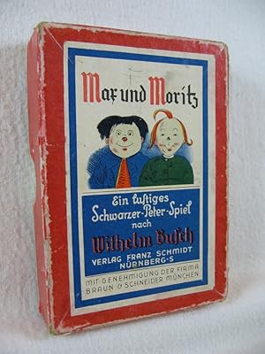 Max und Moritz. Ein lustiges Schwarzer - Peter - Spiel nach Wilhelm Busch.