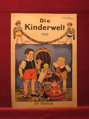 Imagen del vendedor de Die Kinderwelt. Jahrgang 1928, Heft Nr. 22. a la venta por Wolfgang Kohlweyer