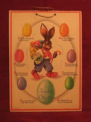 Bild des Verkufers fr Osterkalender " Frohe Ostern ". zum Verkauf von Wolfgang Kohlweyer