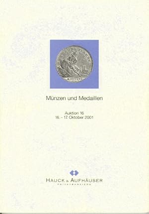 Münzen und Medaillen Auktion 16, 16.-17. Oktober 2001