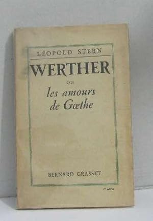 Seller image for Werther ou les amours de goethe for sale by crealivres