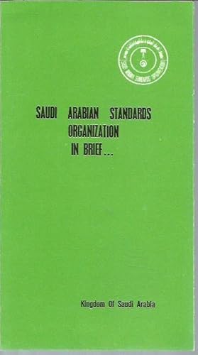 Seller image for Saudi Arabian Standards Organization in Brief . for sale by Bookfeathers, LLC