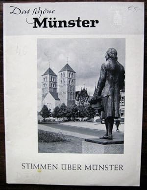 Das schöne Münster. Stimmen über Münster.