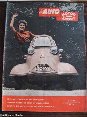 Imagen del vendedor de Das Auto. Motor und Sport. a la venta por Antiquariat libretto Verena Wiesehfer