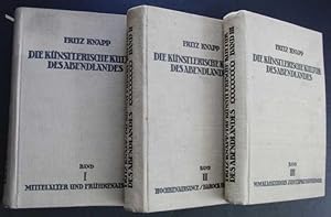 Die Künstlerische Kultur des Abendlandes ( 3 Bände: Mittelalter, Hochrenaissance, Barock ,Rokoko,...