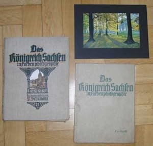 Das Königreich Sachsen in Farbphotographie + Originalbroschur