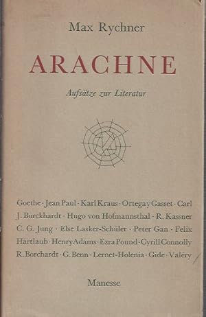Bild des Verkufers fr ARACHNE Aufstze zur Literatur zum Verkauf von ART...on paper - 20th Century Art Books