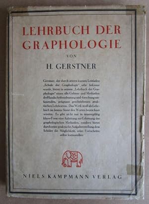 Bild des Verkufers fr Lehrbuch der Graphologie. Mit 386 Schriftbeispielen im Text. zum Verkauf von Antiquariat Maralt