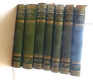 Bild des Verkufers fr Romane der Heimat (in sieben Bnden) 1. Sturmzeichen 2. Das groe Feuer 3. Die schwere Not 4. Der weie Adler 5. Heimat, Heimat! (Ein Roman von der Grenze) 6. Pommerland 7. Bruder Leichtfu und Stein am Bein. (Halbleder-Ausgabe) zum Verkauf von Antiquariat Maralt