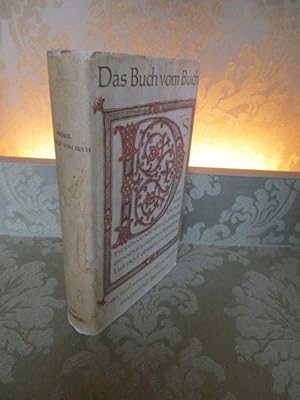 Das Buch vom Buch. Mit einer Übersetzung des Philobiblons von Lutz Mackensen und einer Bibliograp...