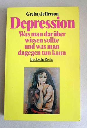 Immagine del venditore per Depression. Was man darber wissen sollte und was man dagegen tun kann. - Aus dem Amerikanischen von Edith Wesel. venduto da Antiquariat Maralt