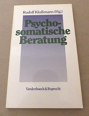 Imagen del vendedor de Psychosomatische Beratung. Mit 2 Abbildungen. a la venta por Antiquariat Maralt