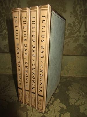 Die Chronik des Deutschen Dramas. Erster Teil 1900-1906. Zweiter Teil 1907-1910. Dritter Teil 191...