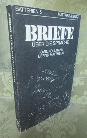 Seller image for Briefe ber die Sprache. for sale by Antiquariat Maralt