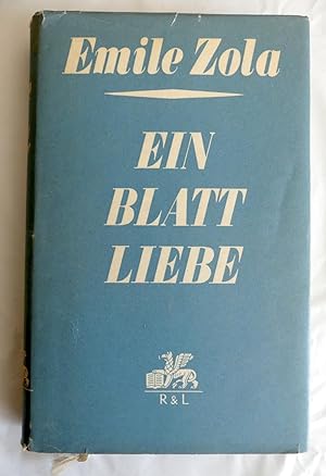 Ein Blatt Liebe. - Ins Deutsche übertragen von Elisabeth Eichholz.