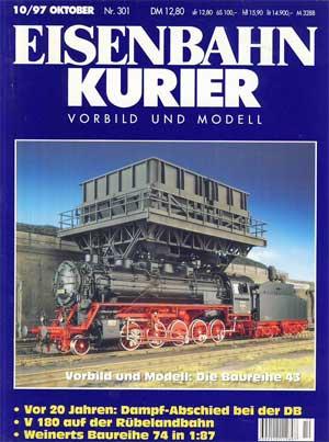 Eisenbahn Kurier. Vorbild und Modell. Heft Nr. 301. 10/97.