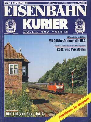 Eisenbahn Kurier. Vorbild und Modell. 4/93.