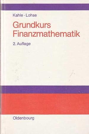 Seller image for Grundkurs Finanzmathematik. for sale by Antiquariat Kalyana